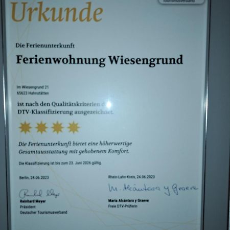 Ferienwohnung Wiesengrund Hahnstatten Exterior foto